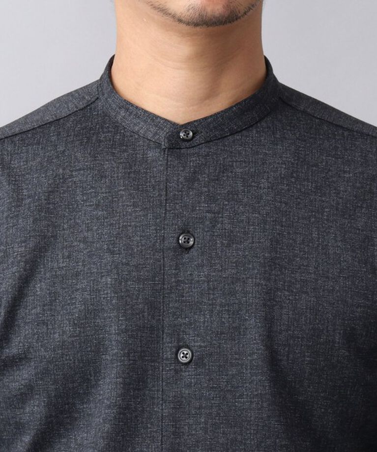 NOLLEY'S goodman「【ACTIVE SECT】《限定展開 / イージーケア》ハイストレッチ バンドカラーシャツ 24AW」|シャツ・ブラウス|