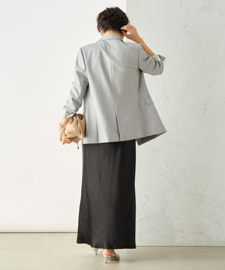 NOLLEY'S sophi「◇【WEB限定サイズあり】《セットアップ対応》ウール混ウォッシャブルダブルジャケット」|テーラードジャケット|