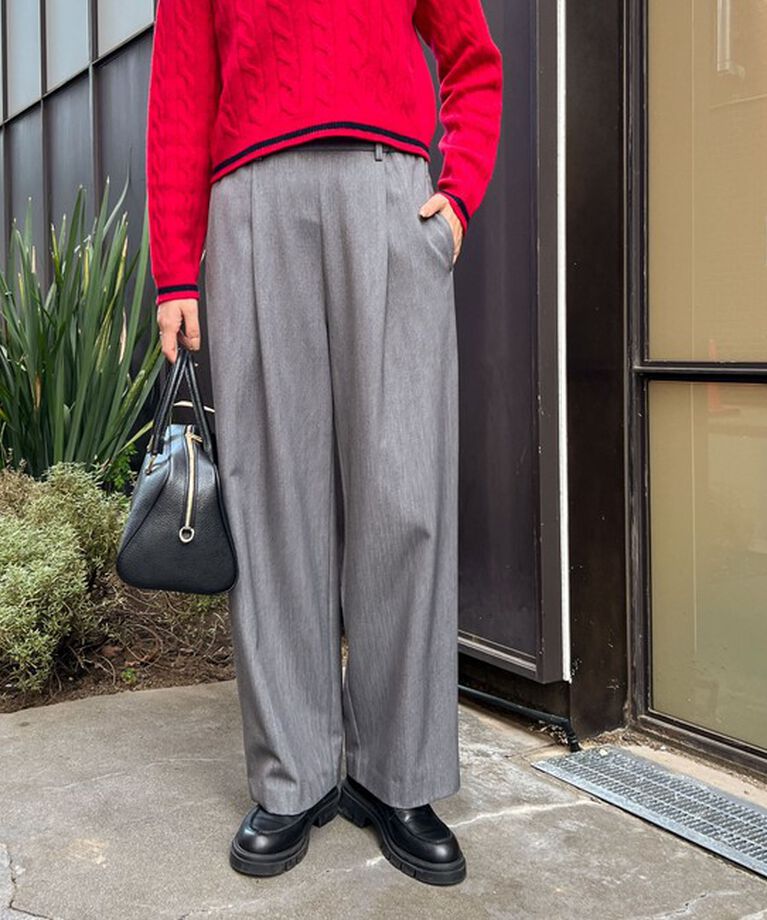 NOLLEY'S「ウォッシャブル裏起毛イージーワイドパンツ」|その他|