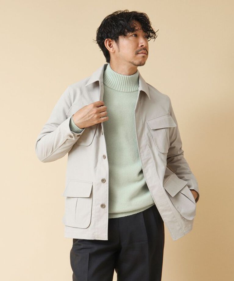 NOLLEY'S goodman「カシミヤ混 MUSIC ハイネックプルオーバーニット 24AW」|ニット・セーター|