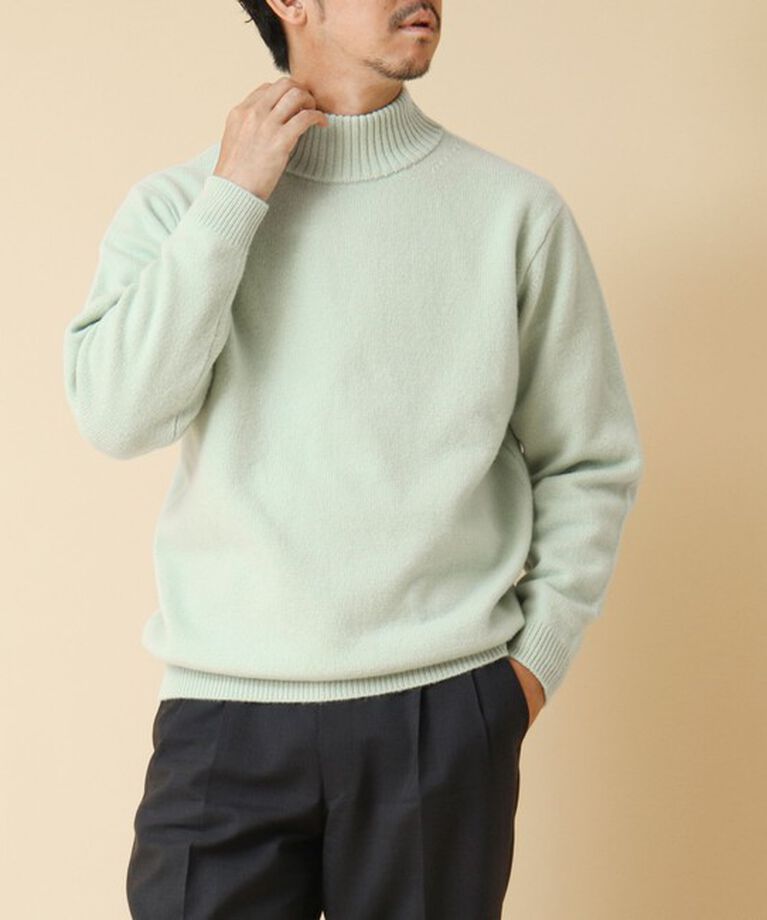 NOLLEY'S goodman「カシミヤ混 MUSIC ハイネックプルオーバーニット 24AW」|ニット・セーター|