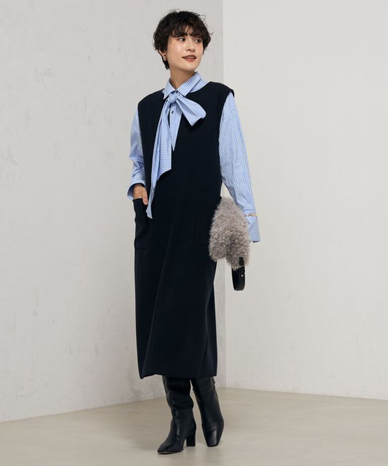 NOLLEY'S sophi「◇【WEB限定カラーあり】《手洗い可能》ダブルジャージジャンスカ」|ワンピース|