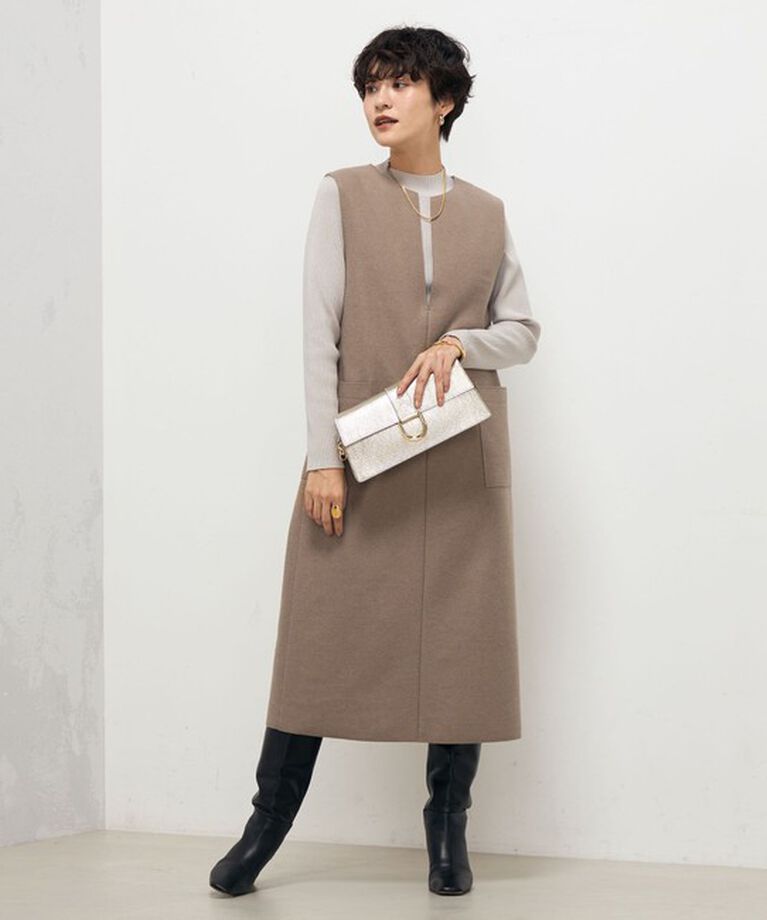 NOLLEY'S sophi「◇【WEB限定カラーあり】《手洗い可能》ダブルジャージジャンスカ」|ワンピース|