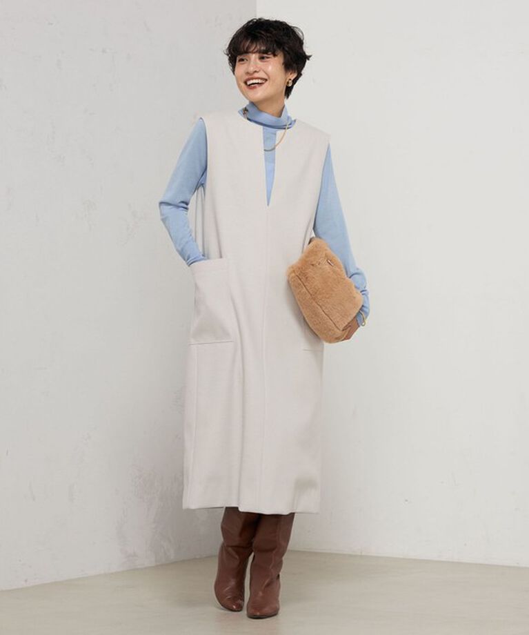 NOLLEY'S sophi「◇【WEB限定カラーあり】《手洗い可能》ダブルジャージジャンスカ」|ワンピース|