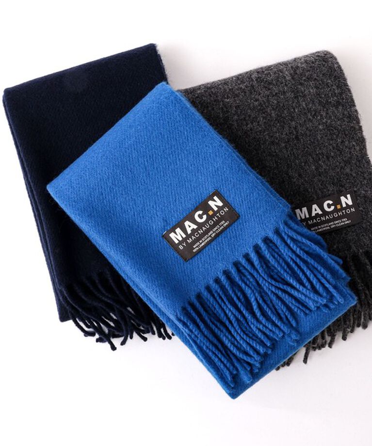 NOLLEY'S goodman「【MAC.N/マックエヌ】Lambswool Scarf Plain 30 24AW」|マフラー|ライトブルー