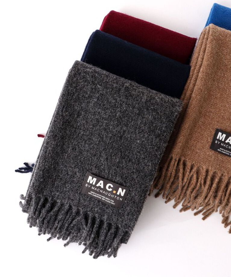 NOLLEY'S goodman「【MAC.N/マックエヌ】Lambswool Scarf Plain 30 24AW」|マフラー|