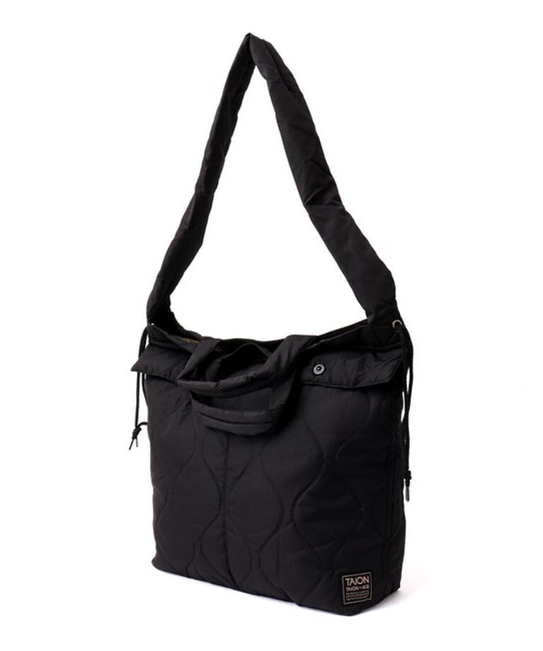 NOLLEY'S goodman「【TAION/タイオン】MILITARY DOWN HELMET SHOULDER BAG」|ショルダー・メッセンジャー|ブラック