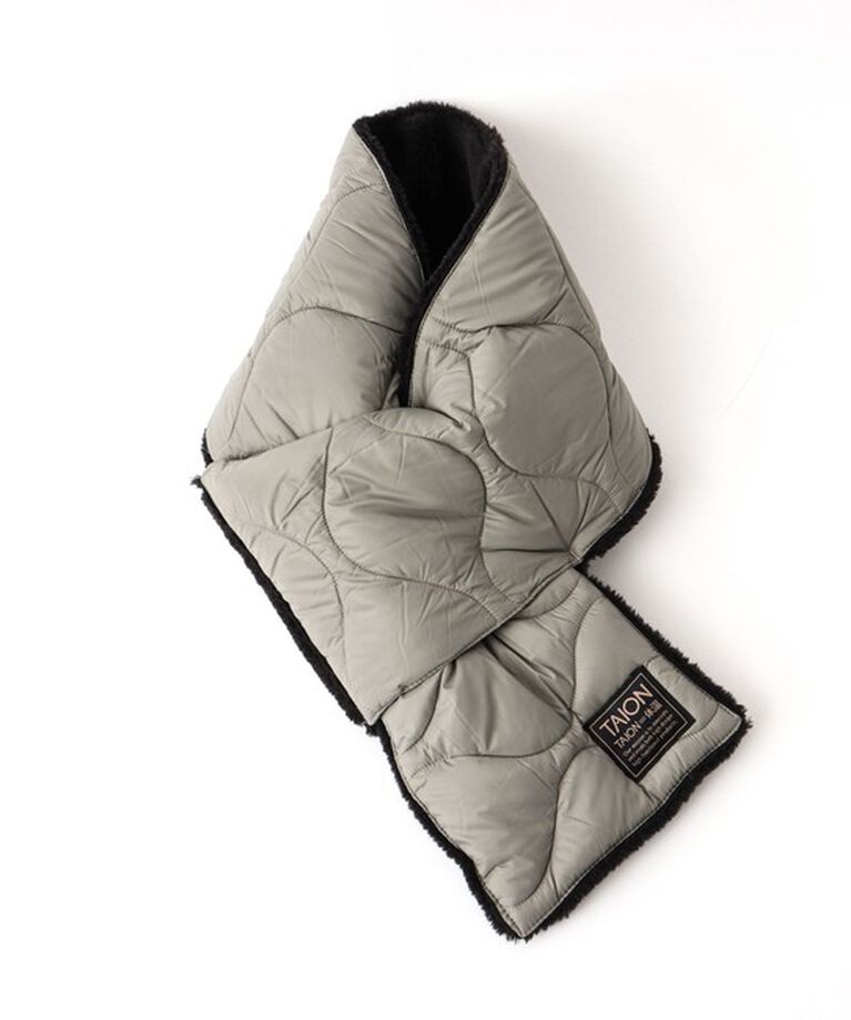 NOLLEY'S goodman「【TAION/タイオン】MILITARY R/S DOWN SCARF SOFT SHELL 17」|マフラー|