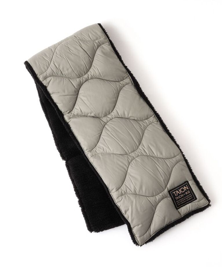 NOLLEY'S goodman「【TAION/タイオン】MILITARY R/S DOWN SCARF SOFT SHELL 17」|マフラー|