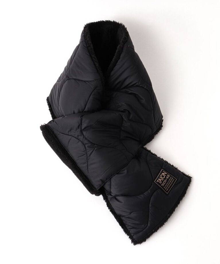 NOLLEY'S goodman「【TAION/タイオン】MILITARY R/S DOWN SCARF SOFT SHELL 17」|マフラー|