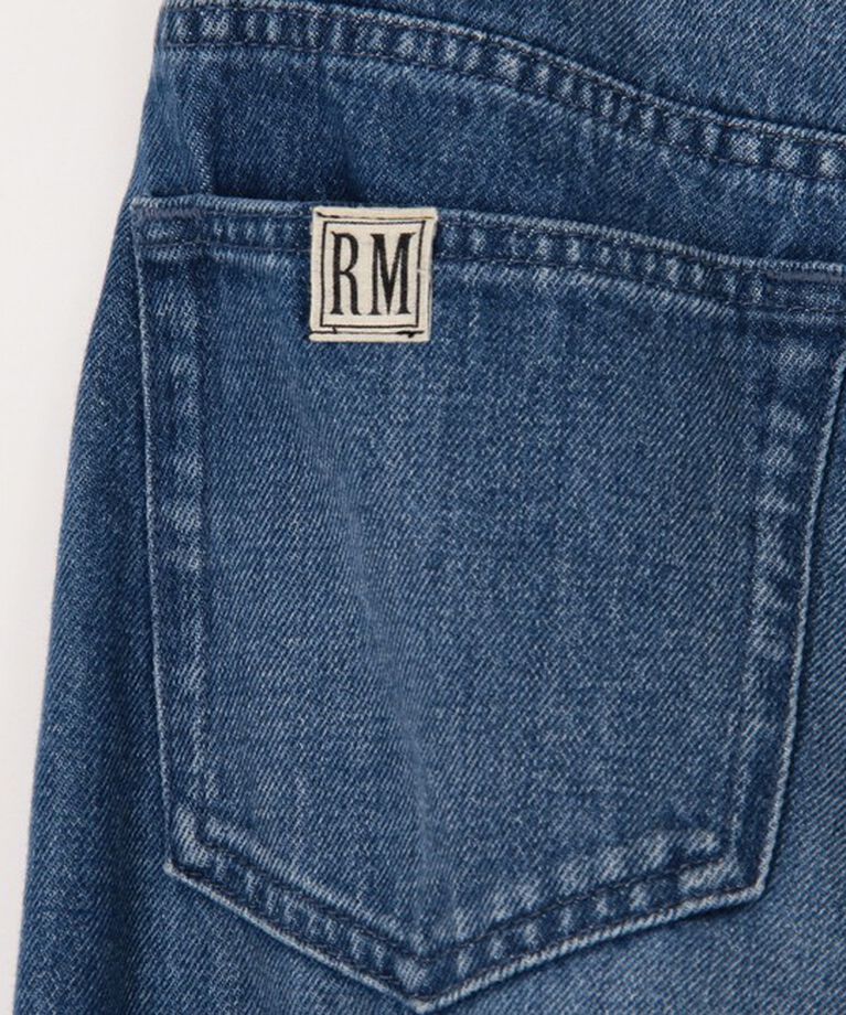 Rie Miller「【RM denim】スリットフレアハイウエストデニム」|デニム|