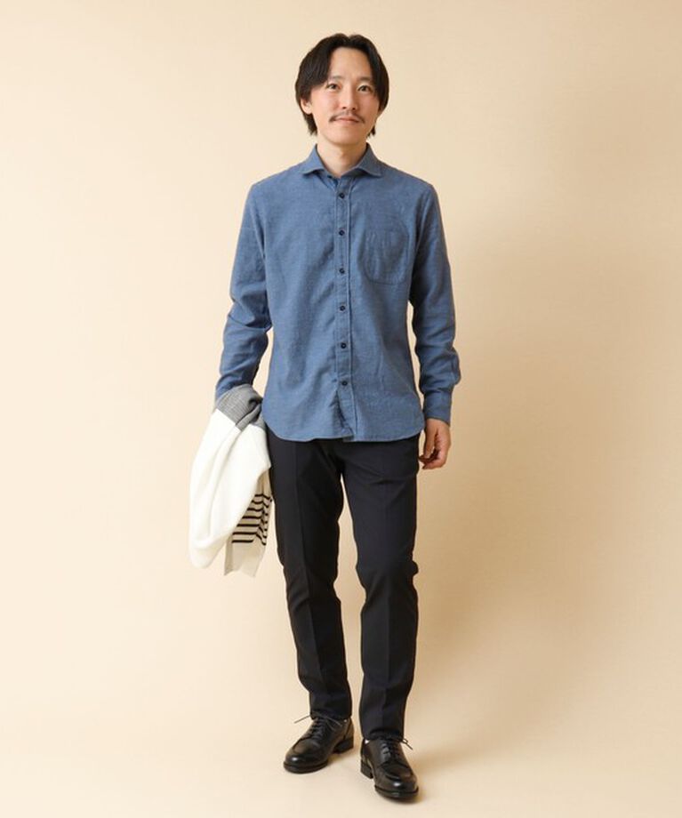 NOLLEY'S goodman「パラシュート カッタウェイ ネルシャツ 24AW」|シャツ・ブラウス|