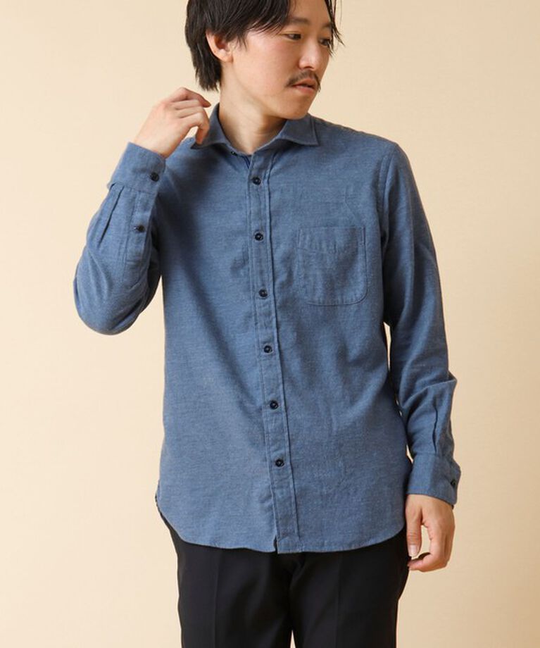 NOLLEY'S goodman「パラシュート カッタウェイ ネルシャツ 24AW」|シャツ・ブラウス|
