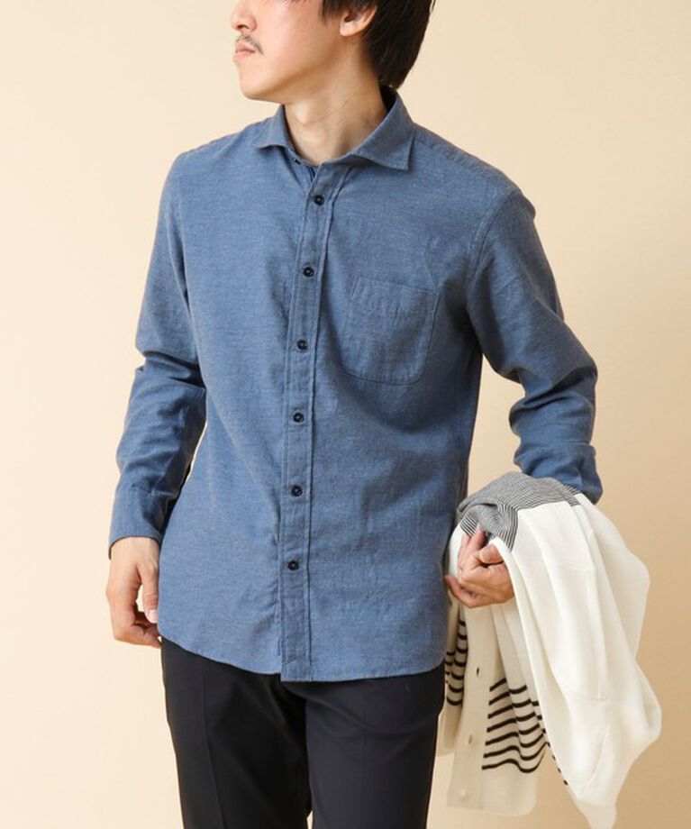 NOLLEY'S goodman「パラシュート カッタウェイ ネルシャツ 24AW」|シャツ・ブラウス|