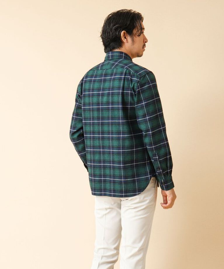 NOLLEY'S goodman「パラシュート カッタウェイ ネルシャツ 24AW」|シャツ・ブラウス|