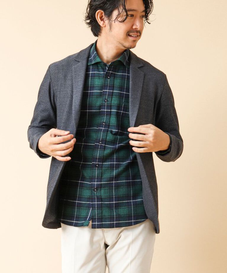NOLLEY'S goodman「パラシュート カッタウェイ ネルシャツ 24AW」|シャツ・ブラウス|