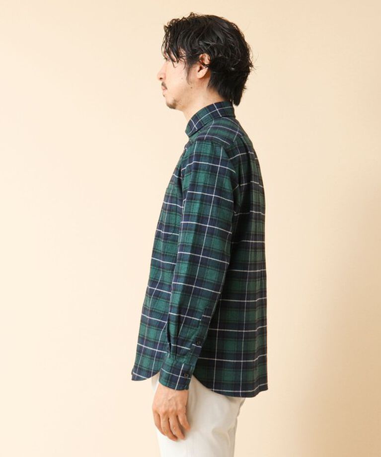 NOLLEY'S goodman「パラシュート カッタウェイ ネルシャツ 24AW」|シャツ・ブラウス|