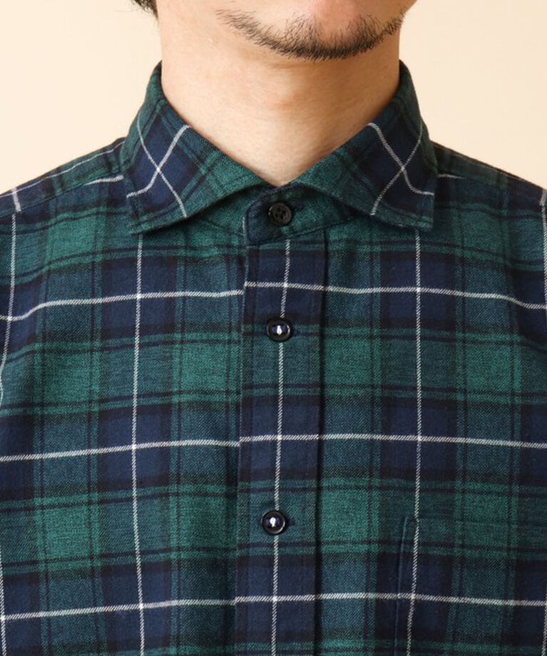 NOLLEY'S goodman「パラシュート カッタウェイ ネルシャツ 24AW」|シャツ・ブラウス|