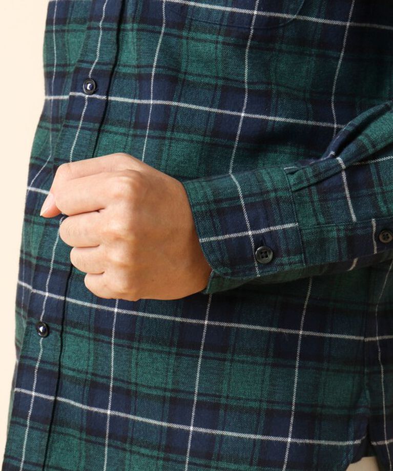 NOLLEY'S goodman「パラシュート カッタウェイ ネルシャツ 24AW」|シャツ・ブラウス|