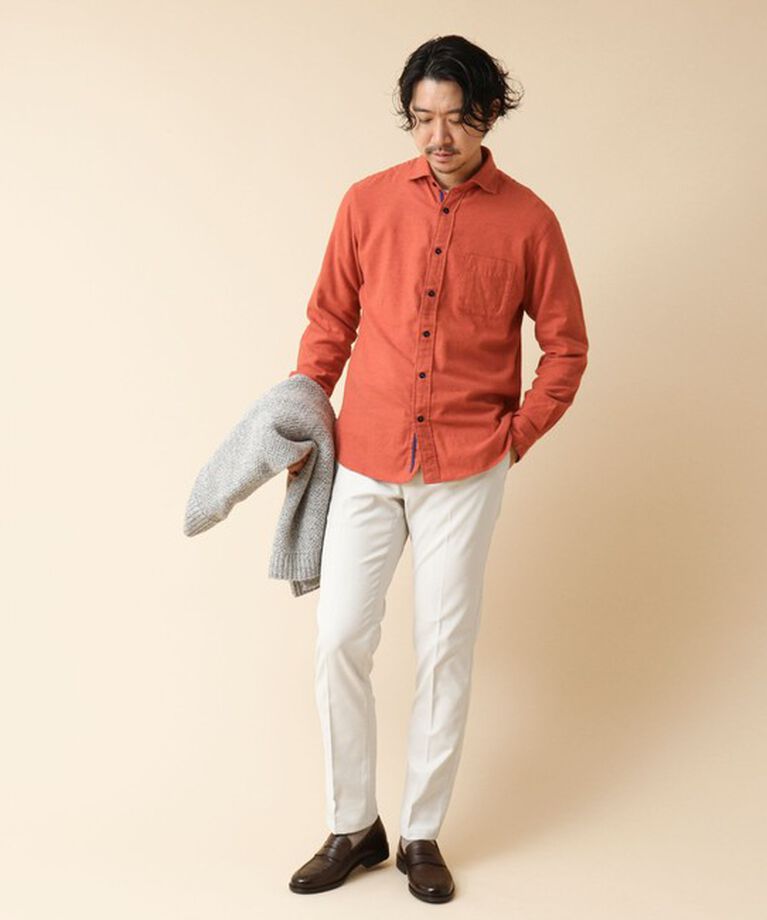 NOLLEY'S goodman「パラシュート カッタウェイ ネルシャツ 24AW」|シャツ・ブラウス|