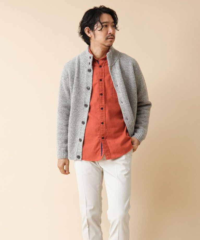 NOLLEY'S goodman「パラシュート カッタウェイ ネルシャツ 24AW」|シャツ・ブラウス|