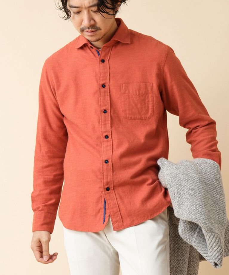 NOLLEY'S goodman「パラシュート カッタウェイ ネルシャツ 24AW」|シャツ・ブラウス|