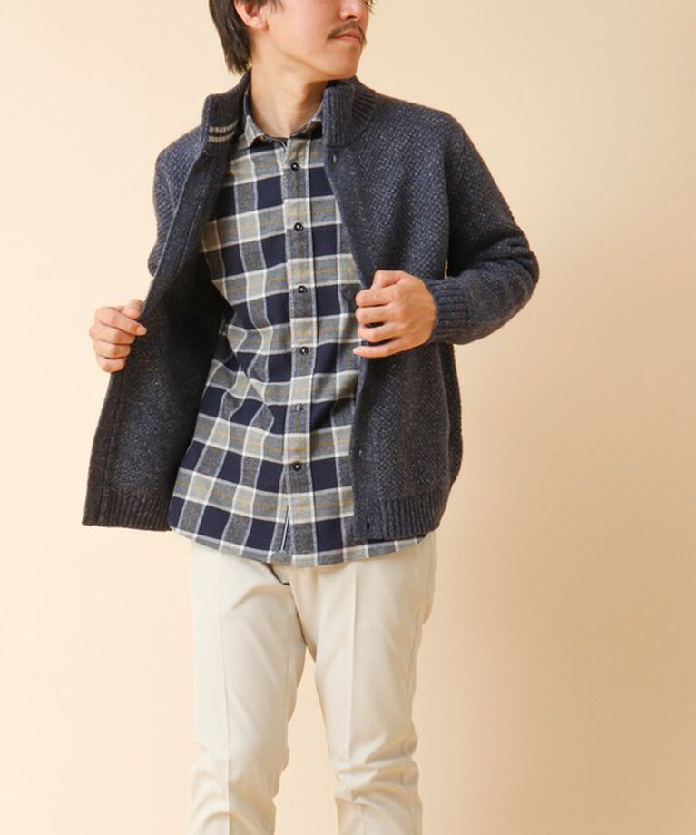 NOLLEY'S goodman「パラシュート カッタウェイ ネルシャツ 24AW」|シャツ・ブラウス|