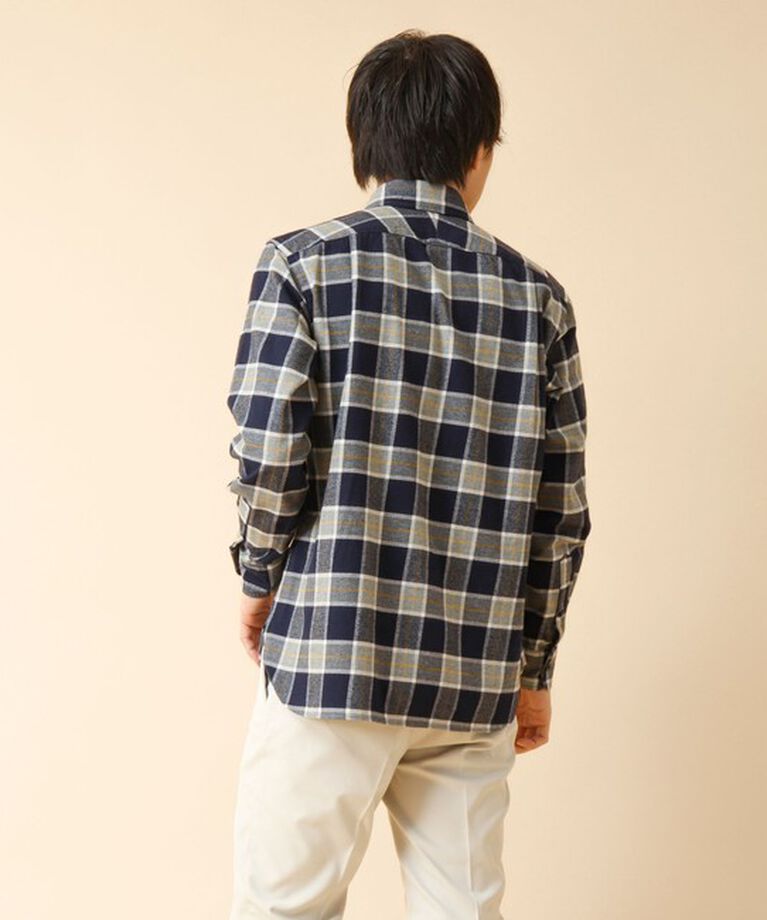 NOLLEY'S goodman「パラシュート カッタウェイ ネルシャツ 24AW」|シャツ・ブラウス|