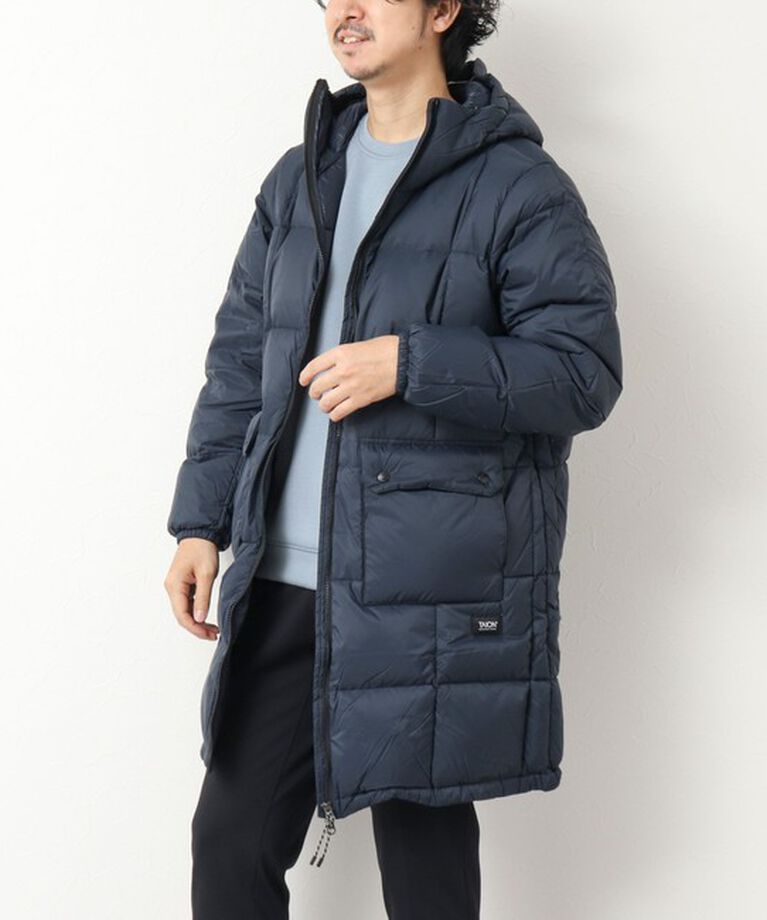 NOLLEY'S goodman「【TAION/タイオン】《WEB限定》マウンテン パッカブル ボリュームダウンフードコート」|ダウン|ネイビー