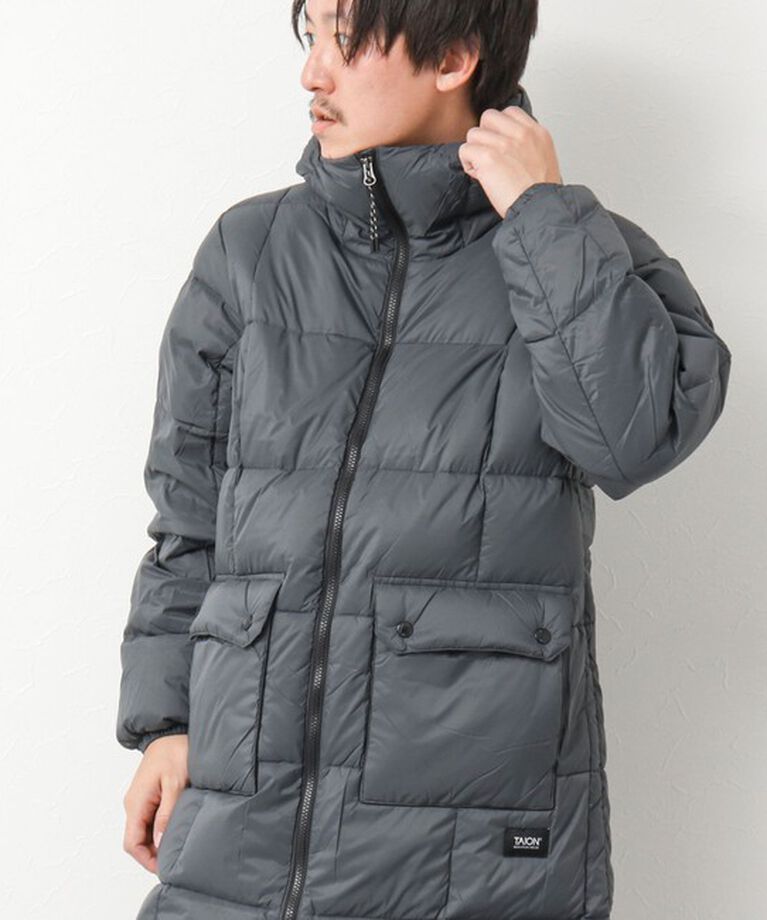 NOLLEY'S goodman「【TAION/タイオン】《WEB限定》マウンテン パッカブル ボリュームダウンフードコート」|ダウン|チャコールグレー
