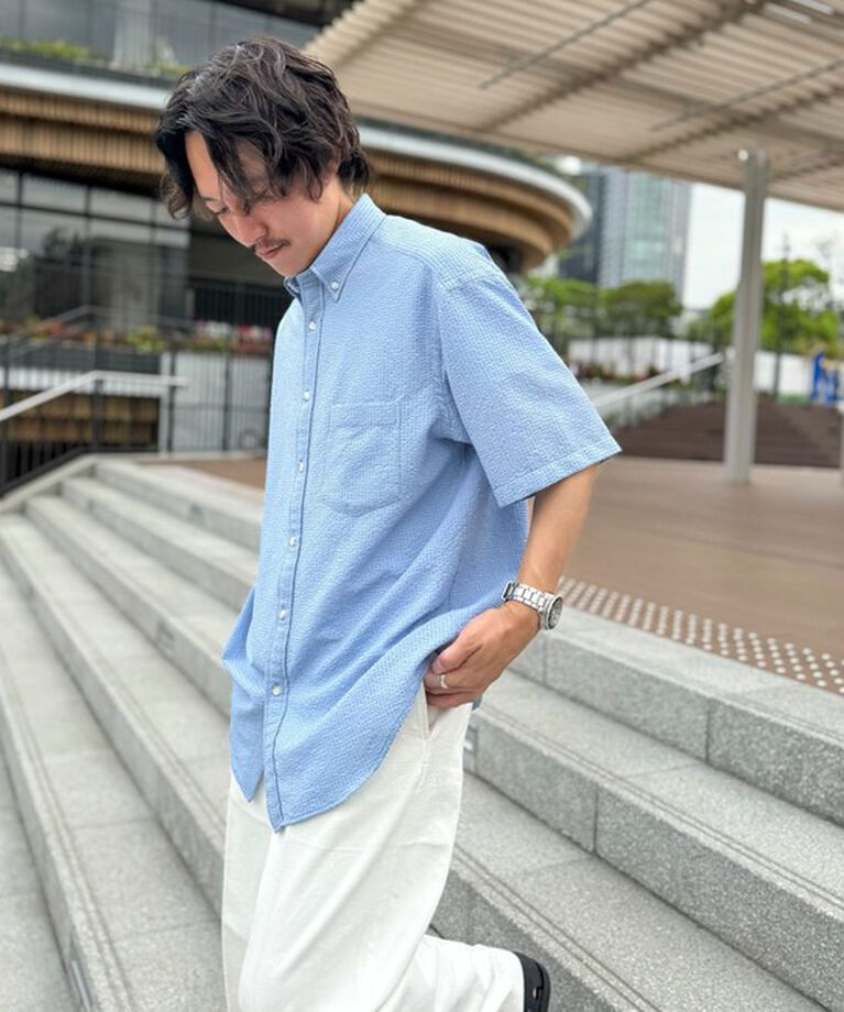 NOLLEY'S goodman「【PrimeFlex DotAir】《吸水速乾》BDシャツ 25SS」|シャツ・ブラウス|