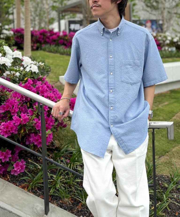 NOLLEY'S goodman「【PrimeFlex DotAir】《吸水速乾》BDシャツ 25SS」|シャツ・ブラウス|