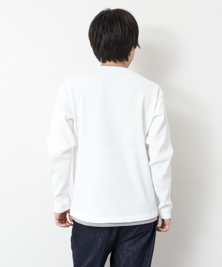 NOLLEY'S goodman「《吸水速乾》ワッフルダブルカラーLS TEE 25SS」|Tシャツ・カットソー|