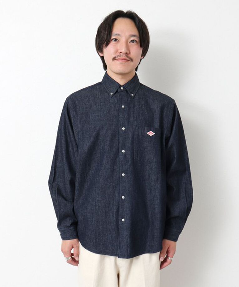 NOLLEY'S goodman「【DANTON/ダントン】DOT BUTTON B.D. SHIRT LS 25SS」|シャツ・ブラウス|