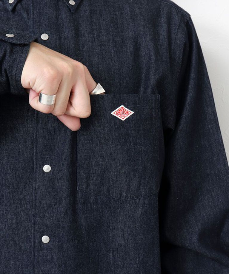 NOLLEY'S goodman「【DANTON/ダントン】DOT BUTTON B.D. SHIRT LS 25SS」|シャツ・ブラウス|