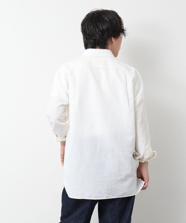 NOLLEY'S goodman「キュプラリネン レギュラーカラーシャツ 25SS」|シャツ・ブラウス|