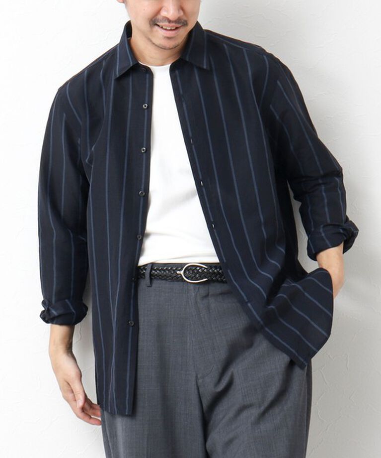 NOLLEY'S goodman「キュプラリネン レギュラーカラーシャツ 25SS」|シャツ・ブラウス|