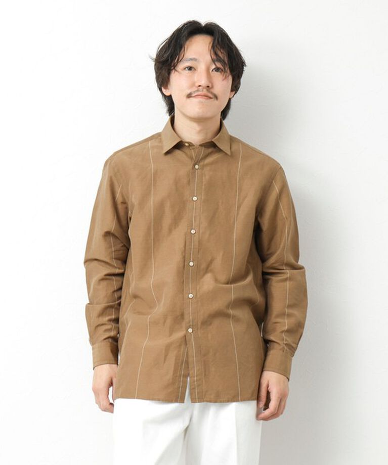 NOLLEY'S goodman「キュプラリネン レギュラーカラーシャツ 25SS」|シャツ・ブラウス|