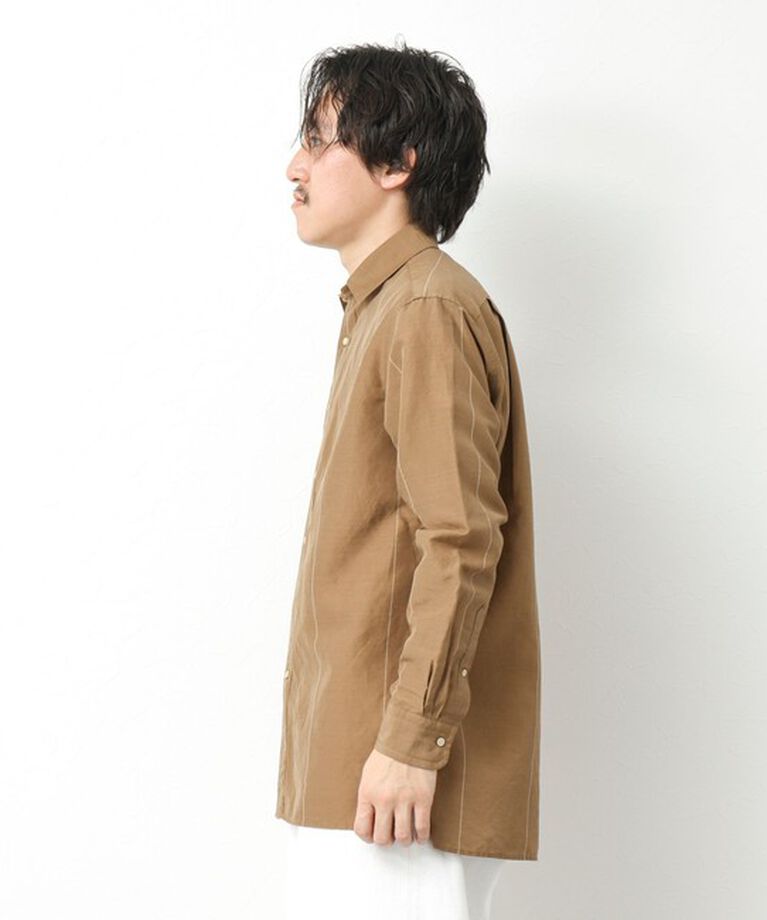 NOLLEY'S goodman「キュプラリネン レギュラーカラーシャツ 25SS」|シャツ・ブラウス|