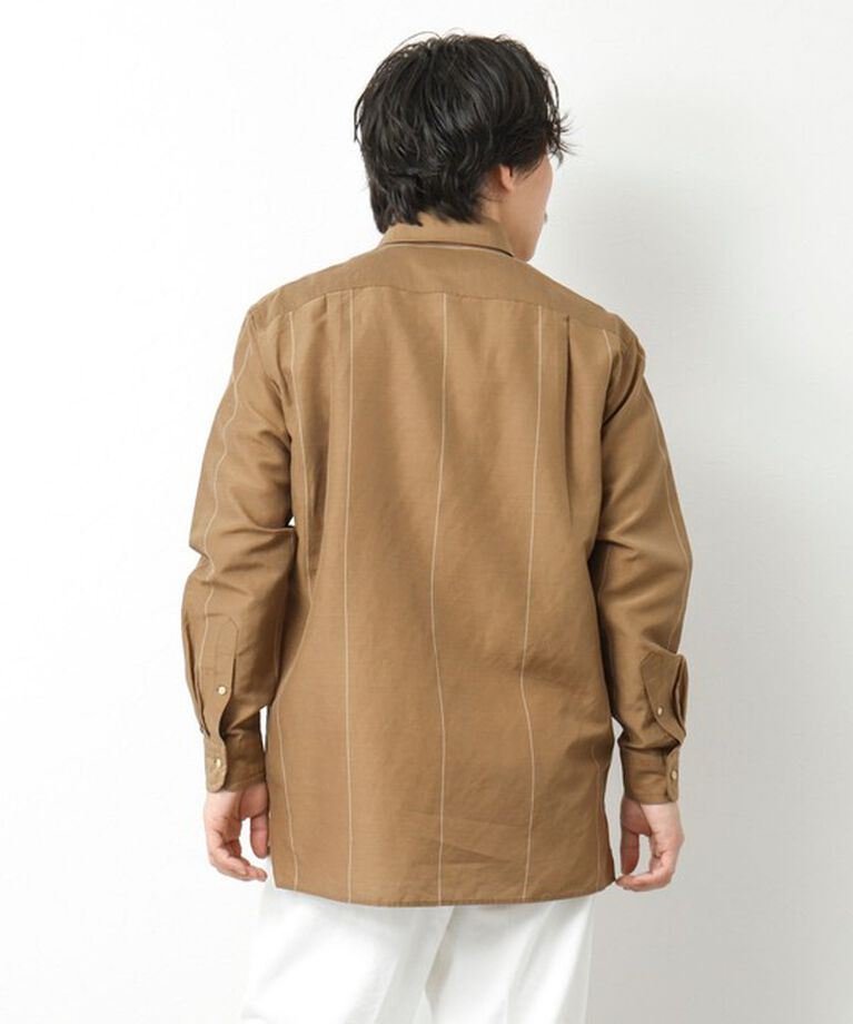 NOLLEY'S goodman「キュプラリネン レギュラーカラーシャツ 25SS」|シャツ・ブラウス|