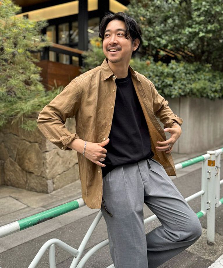 NOLLEY'S goodman「キュプラリネン レギュラーカラーシャツ 25SS」|シャツ・ブラウス|