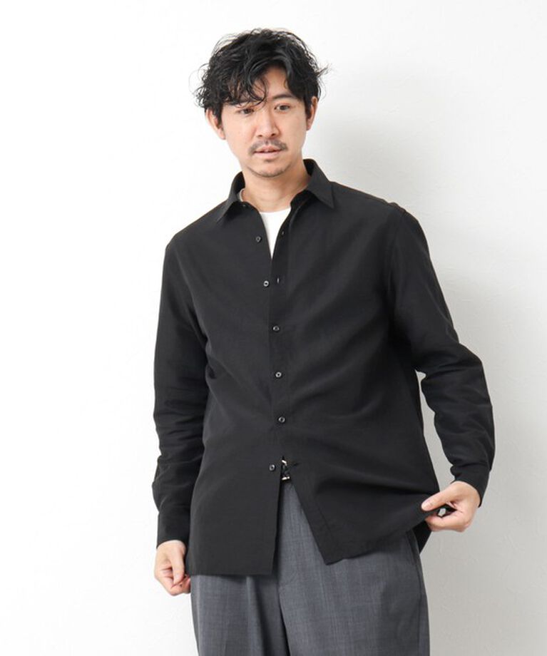 NOLLEY'S goodman「キュプラリネン レギュラーカラーシャツ 25SS」|シャツ・ブラウス|