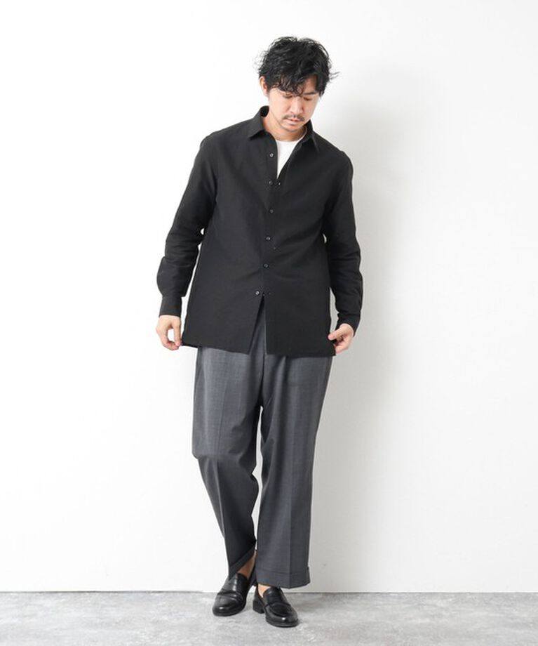 NOLLEY'S goodman「キュプラリネン レギュラーカラーシャツ 25SS」|シャツ・ブラウス|