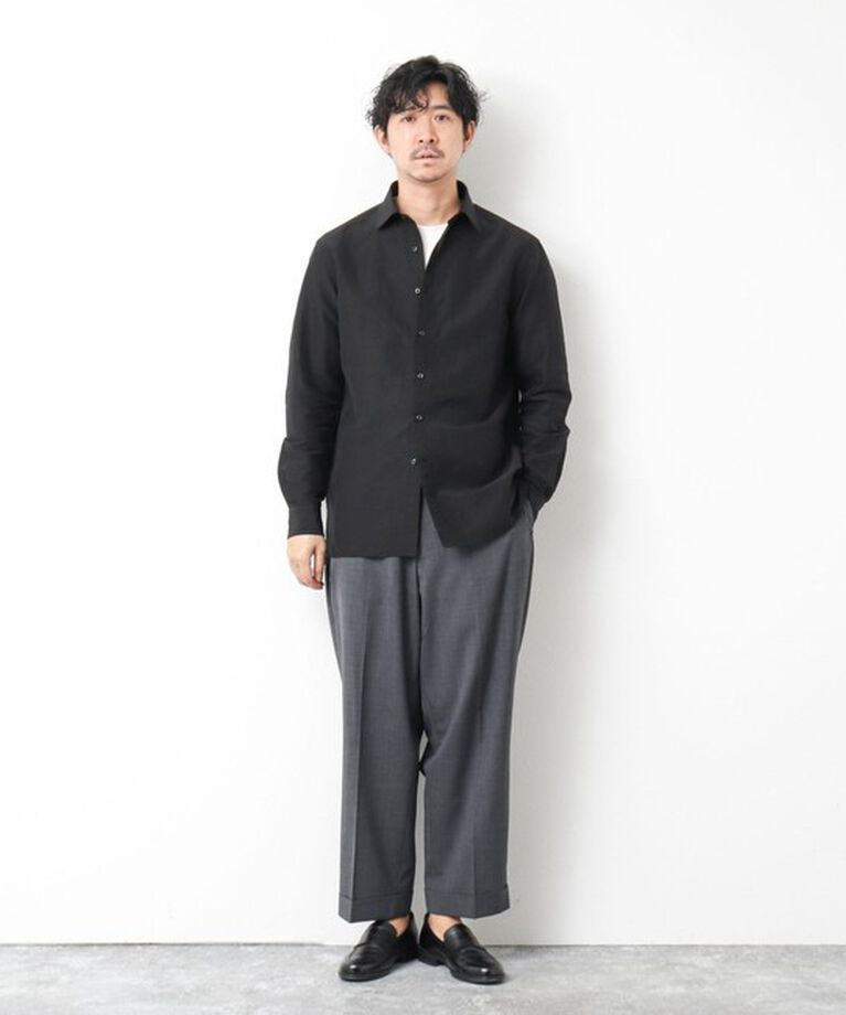 NOLLEY'S goodman「キュプラリネン レギュラーカラーシャツ 25SS」|シャツ・ブラウス|
