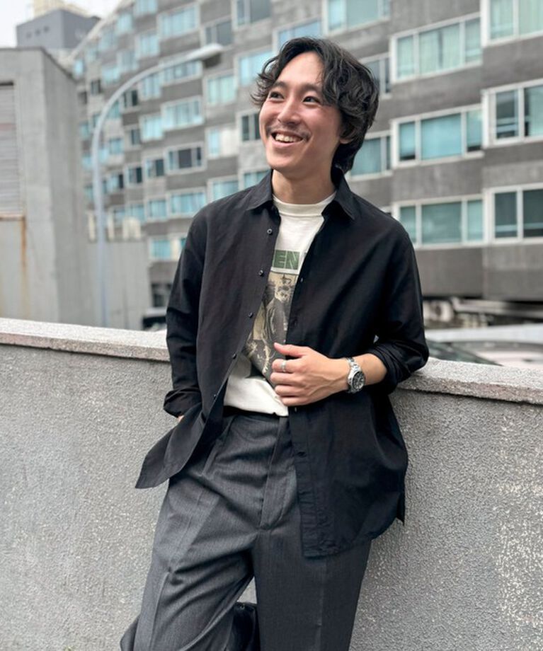 NOLLEY'S goodman「キュプラリネン レギュラーカラーシャツ 25SS」|シャツ・ブラウス|