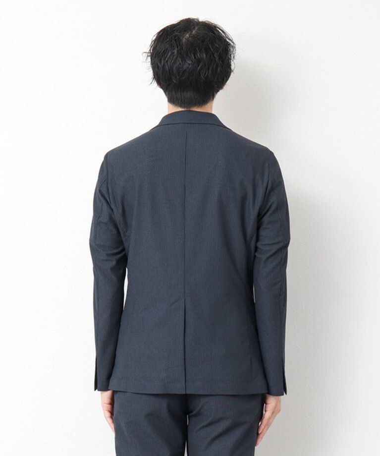 NOLLEY'S goodman「《セットアップ/ビジカジ対応》ドットサッカーストレッチジャケット 25SS」|テーラードジャケット|