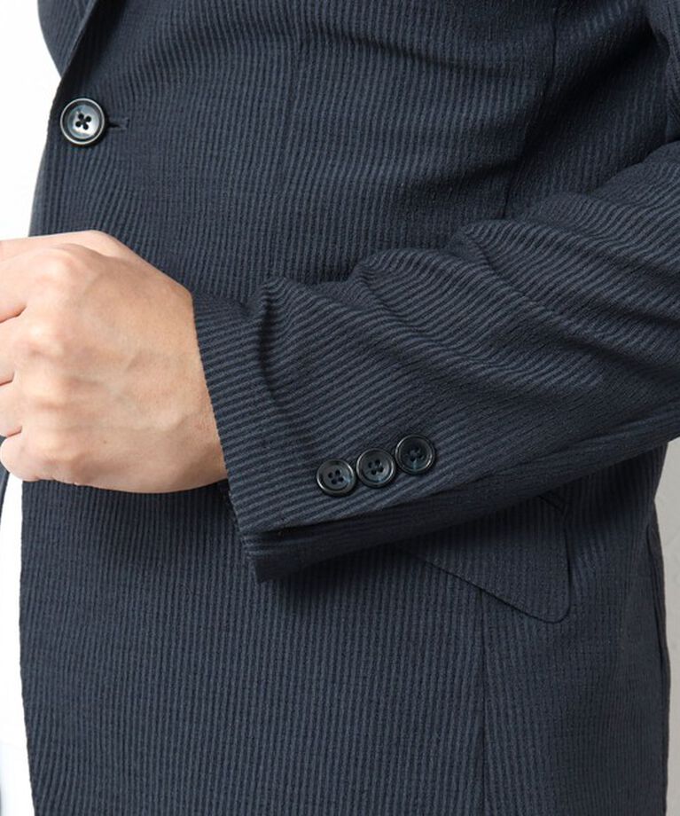 NOLLEY'S goodman「《セットアップ/ビジカジ対応》ドットサッカーストレッチジャケット 25SS」|テーラードジャケット|
