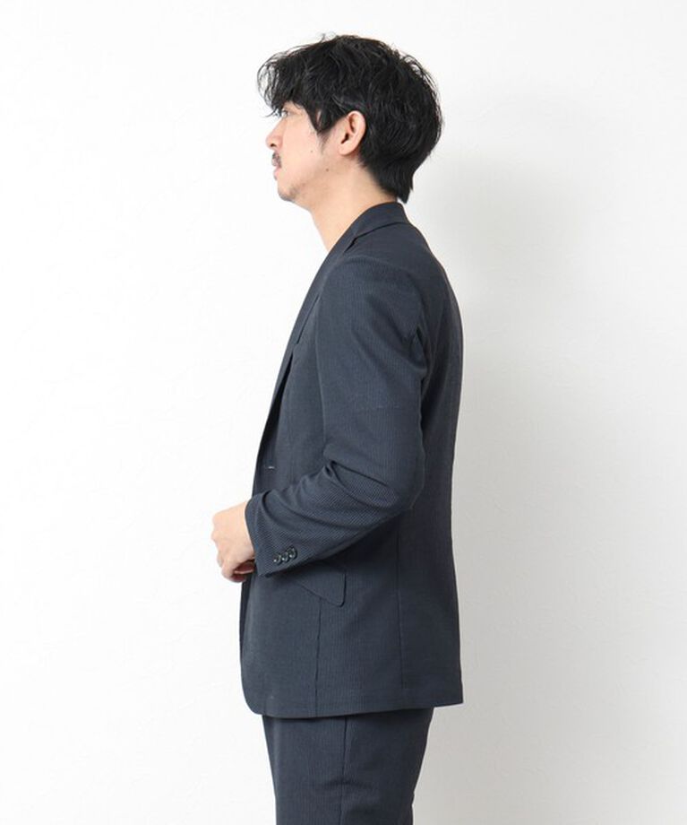 NOLLEY'S goodman「《セットアップ/ビジカジ対応》ドットサッカーストレッチジャケット 25SS」|テーラードジャケット|