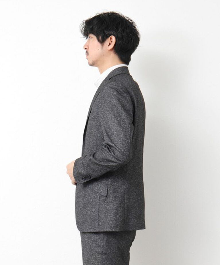 NOLLEY'S goodman「《セットアップ/ビジカジ対応》ドットサッカーストレッチジャケット 25SS」|テーラードジャケット|