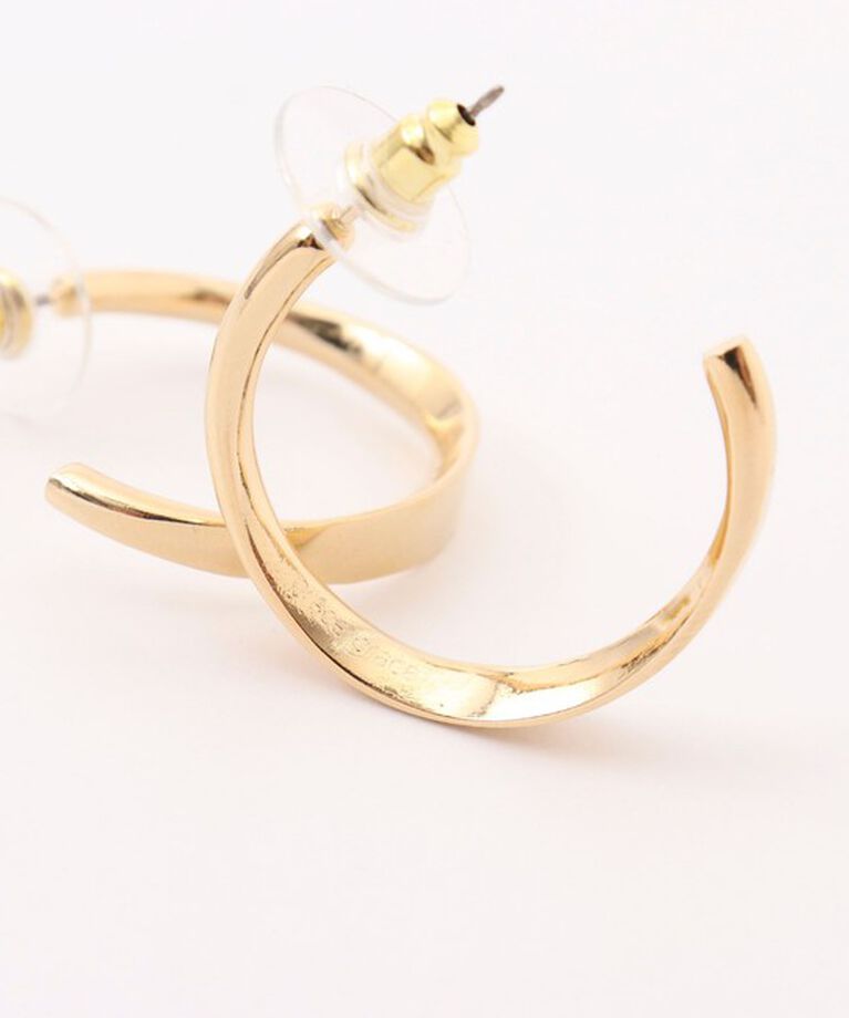 grace grace「ニュアンスG型ピアス」|ピアス|